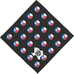 Texas Polka Dots Dog Bandana Scarf w/ Monogram