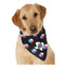 Texas Polka Dots Dog Bandana Scarf w/ Monogram
