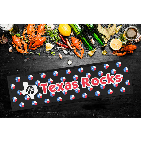 Texas Polka Dots Bar Mat - Large - LIFESTYLE