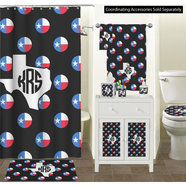 Texas Polka Dots Bathroom Scene