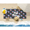 Texas Polka Dots Beach Towel Lifestyle