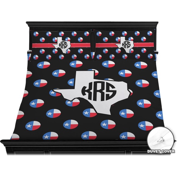Texas Polka Dots Bedding Set (King) - Duvet