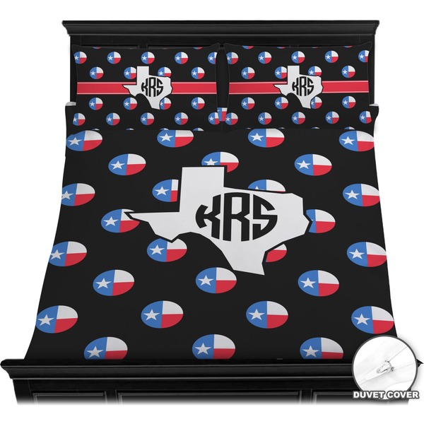 Texas Polka Dots Bedding Set (Queen) - Duvet