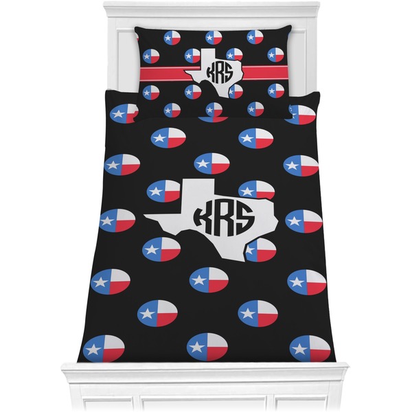 Texas Polka Dots Bedding Set (Twin)