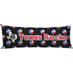 Texas Polka Dots Body Pillow Case (Personalized)