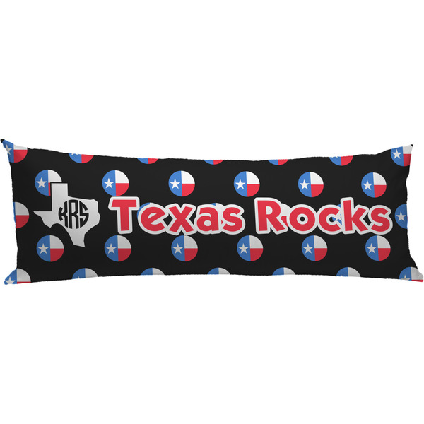 Custom Texas Polka Dots Body Pillow Case (Personalized)