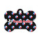 Texas Polka Dots Bone Shaped Dog ID Tag - Small (Personalized)