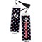 Texas Polka Dots Bookmark with tassel - Front and Back