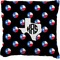 Texas Polka Dots Faux-Linen Throw Pillow 18" (Personalized)