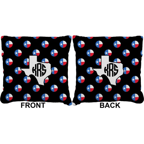 Texas Polka Dots Burlap Pillow Approval