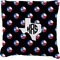 Texas Polka Dots Faux-Linen Throw Pillow (Personalized)