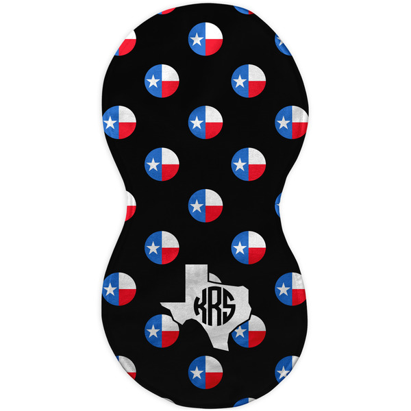 Texas Polka Dots Burp Peanut Shaped Flat