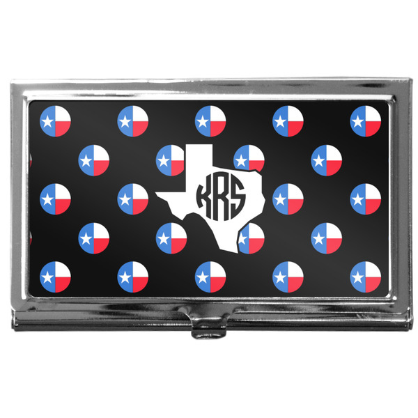 Custom Texas Polka Dots Business Card Case