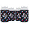 Texas Polka Dots Can Cooler (12 oz) - Set of 4 w/ Monogram