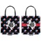Texas Polka Dots Canvas Tote - Front and Back