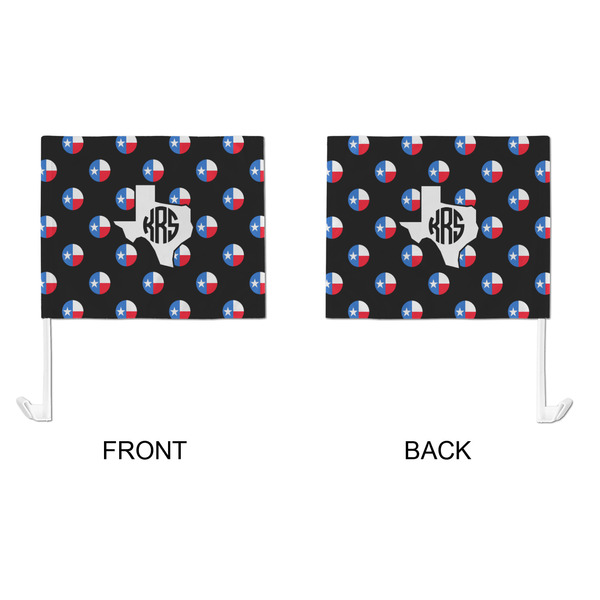 Texas Polka Dots Car Flag - Large - APPROVAL