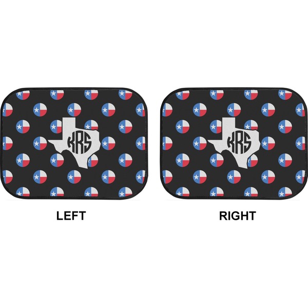 Texas Polka Dots Car Floor Mats (Back Seat) (Approval)