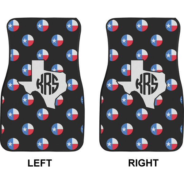 Texas Polka Dots Car Mat Front - Approval