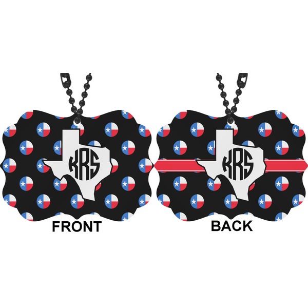 Texas Polka Dots Car Ornament (Approval)