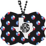 Texas Polka Dots Rear View Mirror Charm (Personalized)