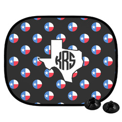 Texas Polka Dots Car Side Window Sun Shade (Personalized)
