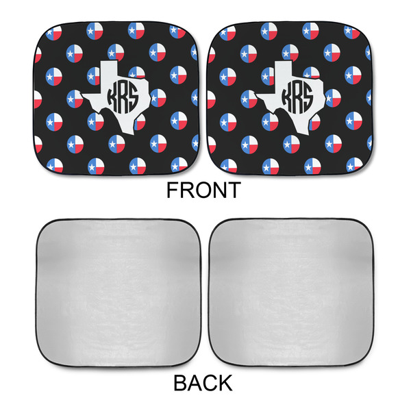 Texas Polka Dots Car Sun Shades - APPROVAL