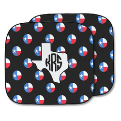 Texas Polka Dots Car Sun Shade - Two Piece (Personalized)