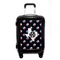 Texas Polka Dots Carry On Hard Shell Suitcase - Front
