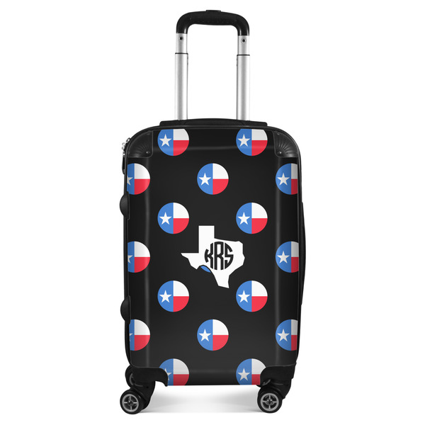 Custom Texas Polka Dots Suitcase - 20" Carry On (Personalized)
