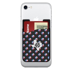 Texas Polka Dots 2-in-1 Cell Phone Credit Card Holder & Screen Cleaner (Personalized)