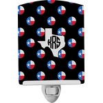 Texas Polka Dots Ceramic Night Light (Personalized)