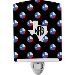 Texas Polka Dots Ceramic Night Light (Personalized)