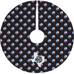 Texas Polka Dots Tree Skirt (Personalized)