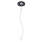 Texas Polka Dots Clear Plastic 7" Stir Stick - Oval - Single Stick