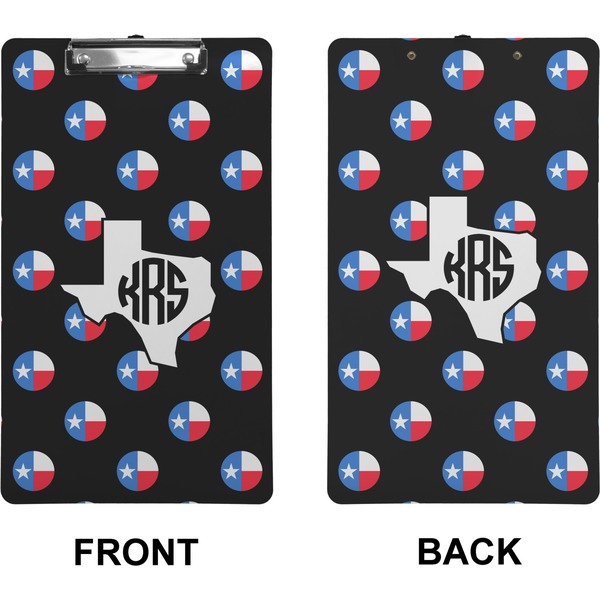 Texas Polka Dots Clipboard (Legal) (Front + Back)