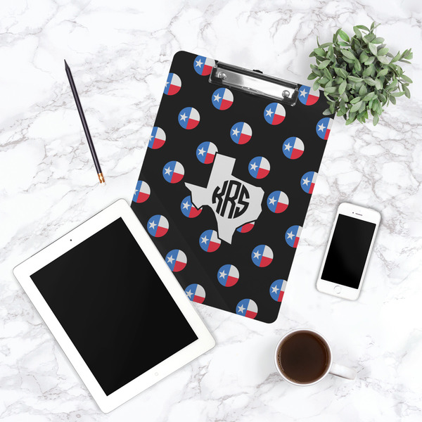 Texas Polka Dots Clipboard - Lifestyle Photo