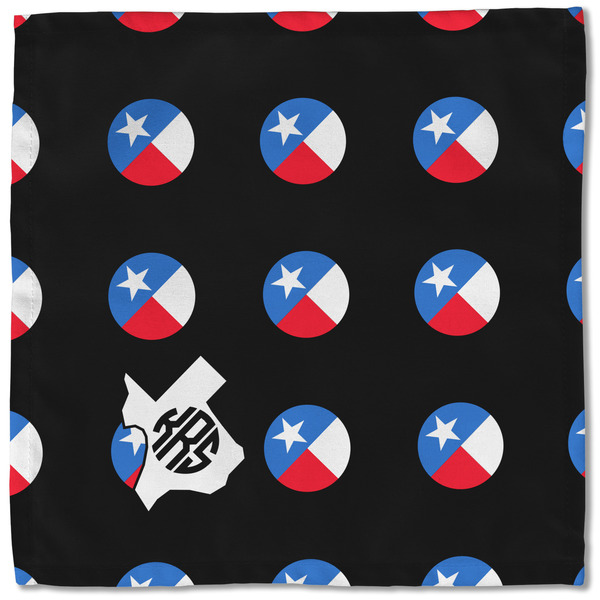 Texas Polka Dots Cloth Napkins - Personalized Lunch (Single Full Open)