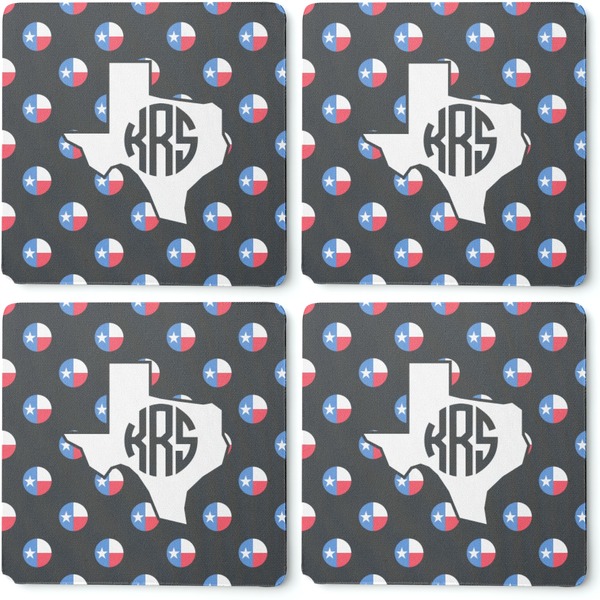 Texas Polka Dots Coaster Rubber Back - Apvl