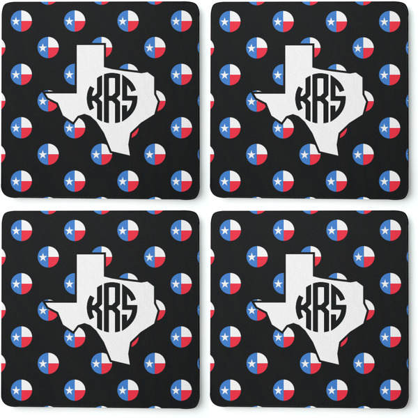 Texas Polka Dots Coaster Rubber Back - Apvl