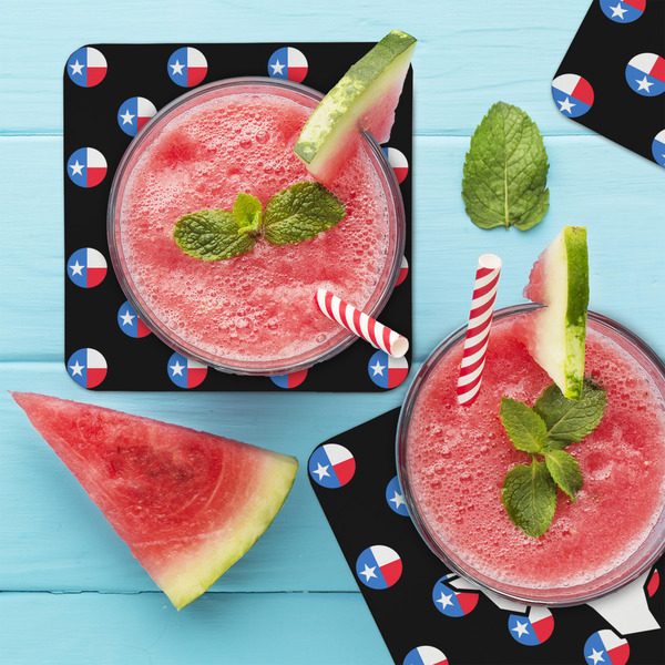 Texas Polka Dots Coaster Set - LIFESTYLE