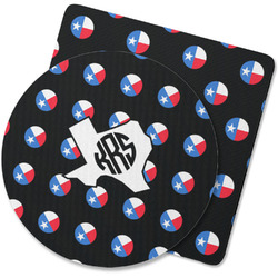 Texas Polka Dots Rubber Backed Coaster (Personalized)