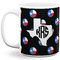 Texas Polka Dots Coffee Mug - 11 oz - Full- White