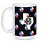 Texas Polka Dots Coffee Mug - 15 oz - White
