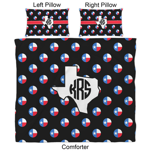Texas Polka Dots Comforter Set - King - Approval