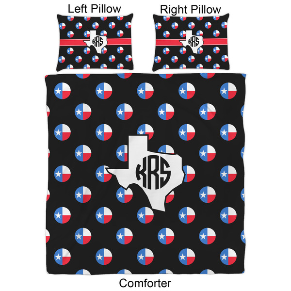 Texas Polka Dots Comforter Set - Queen - Approval
