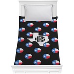 Texas Polka Dots Comforter - Twin (Personalized)