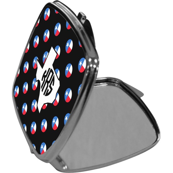 Texas Polka Dots Compact Mirror (Side View)