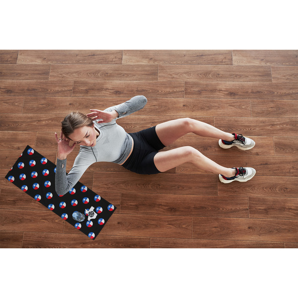 Texas Polka Dots Cooling Towel- Lifestyle