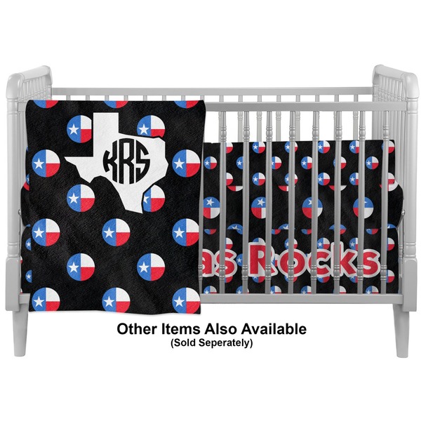 Texas Polka Dots Crib - Profile Sold Seperately