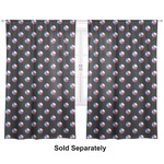 Texas Polka Dots Curtain Panel - Custom Size